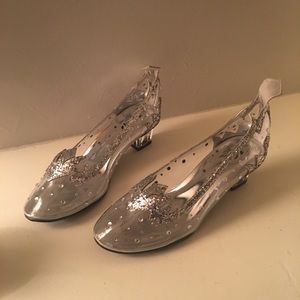 Girls’ Cinderella “Glass” Slippers for Costume